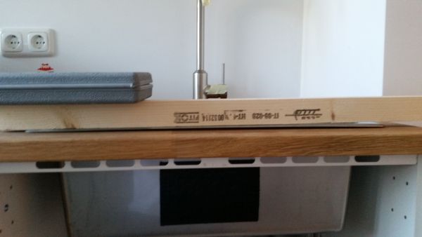 Vervangen "kromme" ikea spoelbak