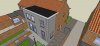huis 2020 2m uitbouw plat dak zwart wit deur achterzijde.jpg