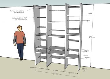 Nieuw Boekenkast maken AE-76