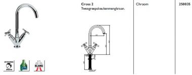 Kritiek artikel Overeenstemming Knop keukenkraan Cross 2 verwijderen | KLUSIDEE.NL