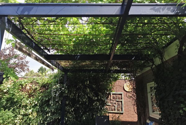 Nieuwe pergola maken