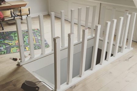 Verwonderend Hoe een hout hekje (balustrade) maken voor zoldertrap? RA-35