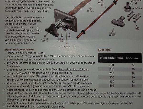 Cordelia Classificeren Maak een bed Generator Pech Magazijn vsh vorstvrije buitenkraan handleiding Lui Bliksem  Pekkadillo