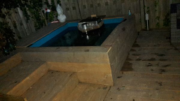 Beste Buitenbad - Hottub - Jacuzzie zelfbouw project JN-46