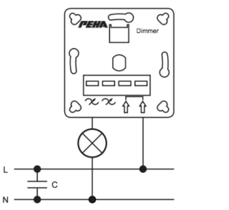 troon een voertuig Dimmer aansluiten tussen lichtpunt en lamp | KLUSIDEE.NL