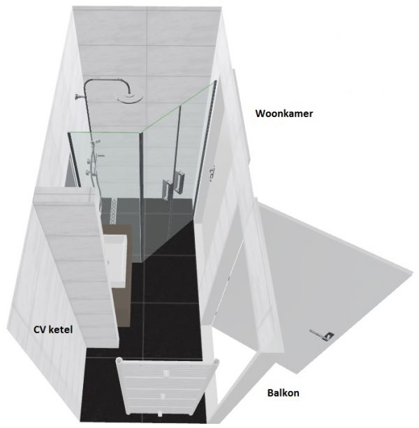 Badkamer indeling Maken plattegrond woonkamer