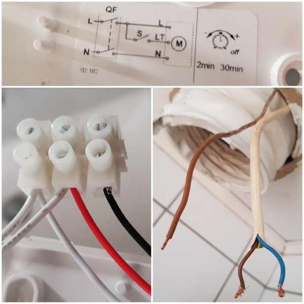 uitblinken Berg kleding op Betekenis Schakeling draden ventilator badkamer met timer | KLUSIDEE.NL