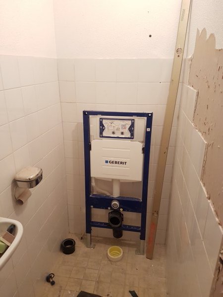 Annoteren tactiek backup Hangend toilet op dunne gipswand. | KLUSIDEE.NL