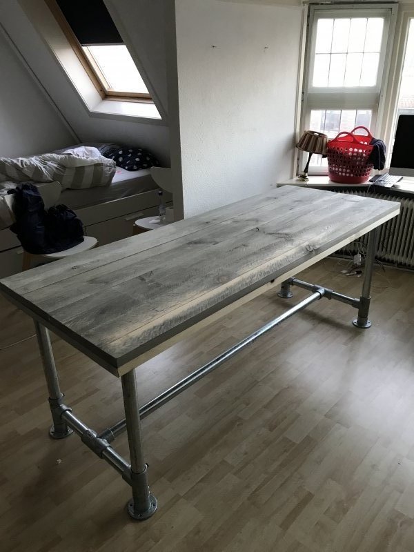 steigerhout tafel niet in | KLUSIDEE.NL