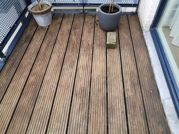 houten planken balkon | KLUSIDEE.NL