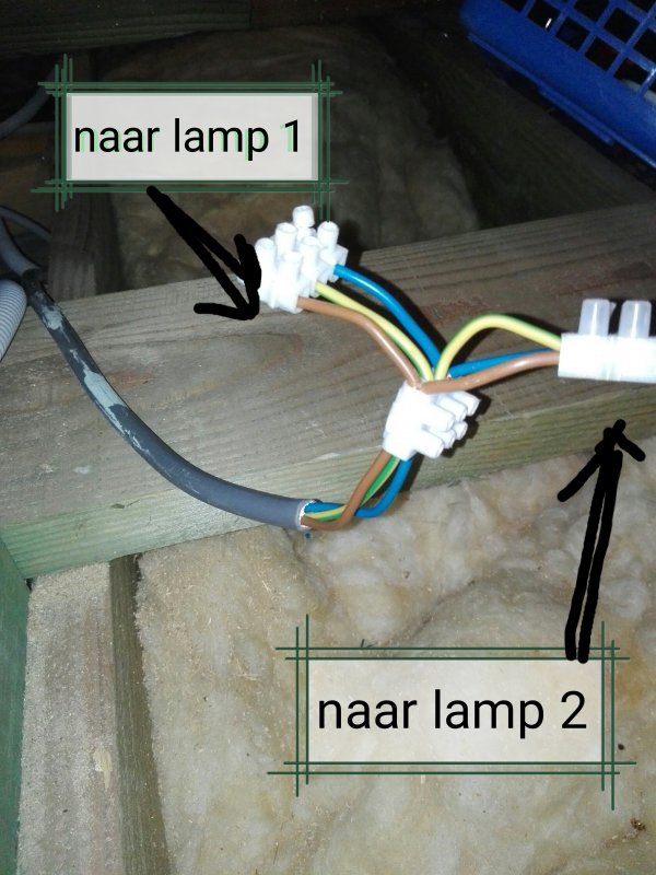 Plafondlamp - tweede niet | KLUSIDEE.NL