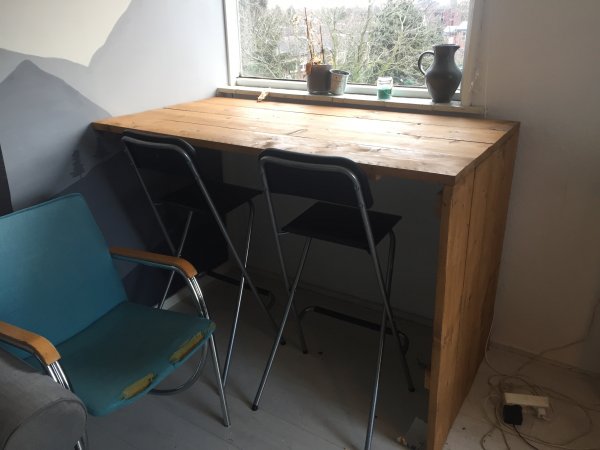 Onaangeroerd Dagelijks Tact Verplaatsbare tafel aan de wand | KLUSIDEE.NL