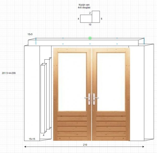 Pasen Bruin Kindercentrum Kozijnen voor nieuwe tuinhuis | KLUSIDEE.NL