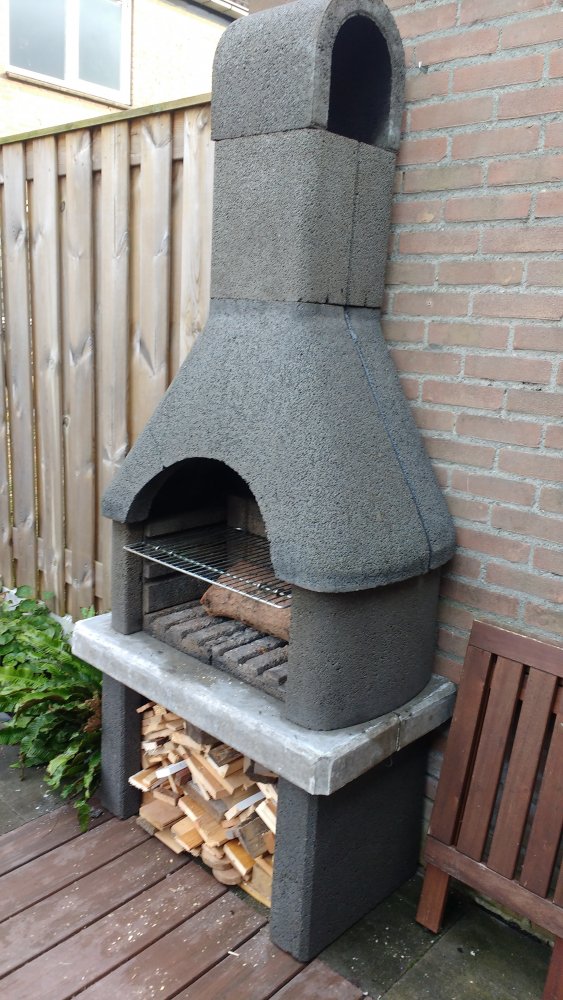 Betonnen BBQ KLUSIDEE.NL