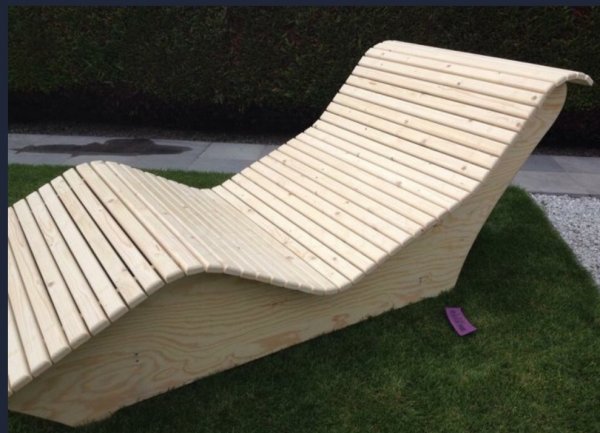 Spiksplinternieuw Bouwtekening houten loungebank ? TX-84