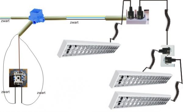 vriendelijke groet Afwijzen lied Hoeveel lampen mogen op zwart schakeldraad? | KLUSIDEE.NL